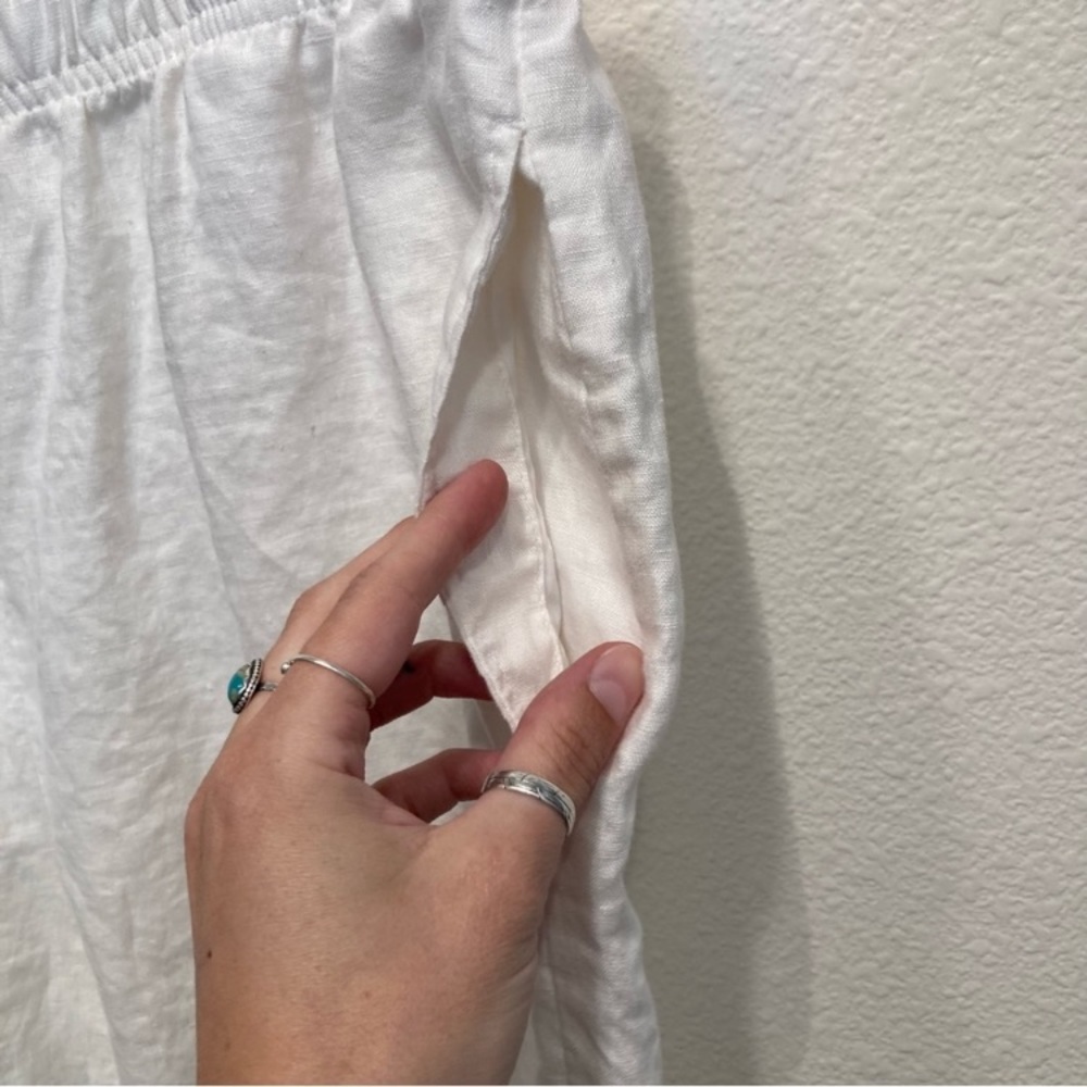 andrea jovine White Linen Pants - Picture 4 of 13